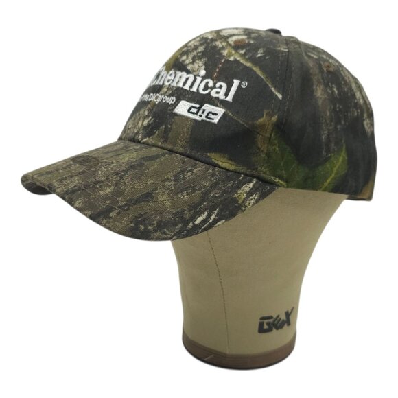 Mossy Oak Break Up Camo Flex Strap Cap Hat Sun Chemical Trucker Baseball Hunting - Picture 2 of 14